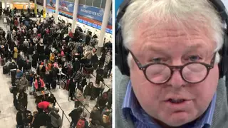 A senior officer at Gatwick Airport was grilled by Nick Ferrari on Friday