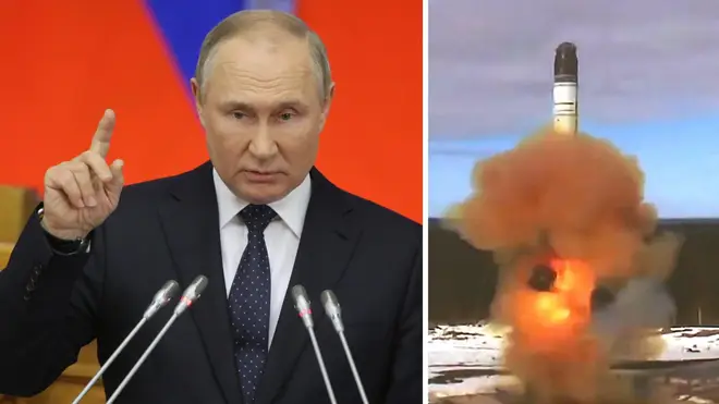 Putin has stepped up threats of strikes against countries that 'interfere' in Ukraine