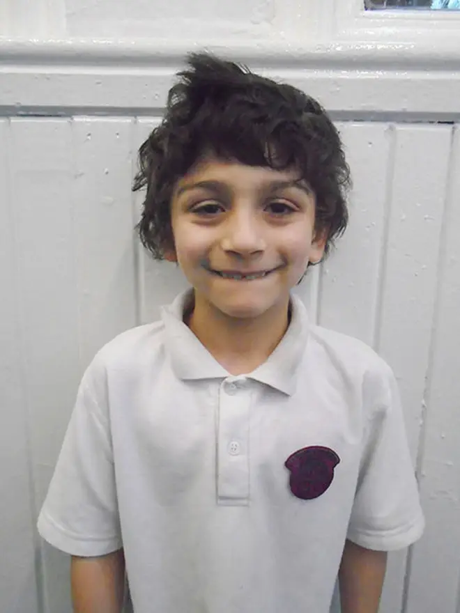 Hakeem Hussain, 7, who died tragically in 2017.