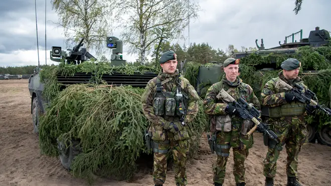 The UK deployment is expected to build to a peak of around 8,000 personnel operating in mainland Europe between April and June.