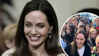 Angelia Jolie was reportedly spotted in Lviv