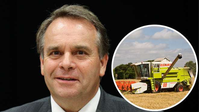Friends have claimed Neil Parish wanted to look at Dominator combine harvesters