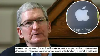 Apple CEO Tim Cook has been accused of racism and sexism with his plan to bring staff back to the office