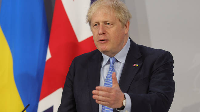 Mr Johnson saluted Ukrainian MPs as he addressed them on Tuesday