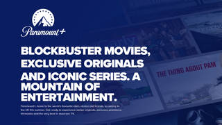 Screengrab of the Paramount+ streaming service home page