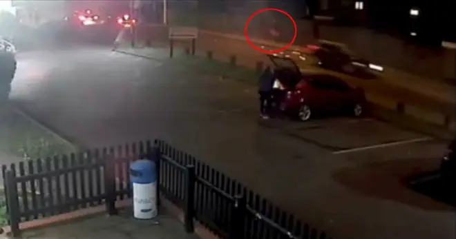 CCTV of drink-driver