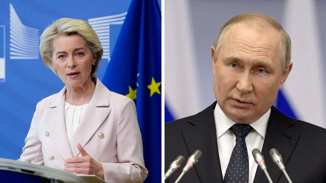 Ursula Von der Leyen has announced plans for EU countries to ban all Russian oil imports