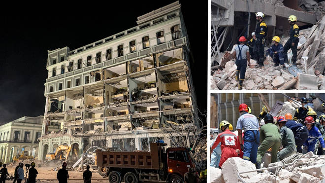 A natural gas leak is believed to be the cause of the explosion at Hotel Saratoga, in Cuba's capital Havana.
