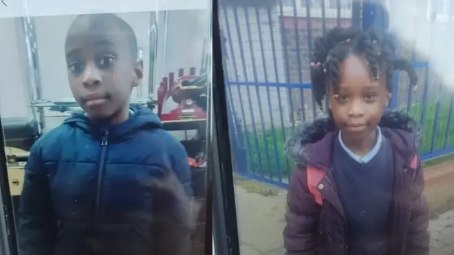 Twins have gone missing in south London.