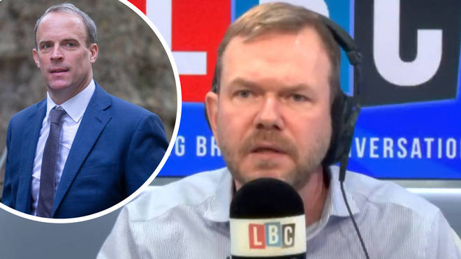 James O'Brien has tore into words uttered by Deputy Prime Minister Dominic Raab about the Northern Ireland Protocol.