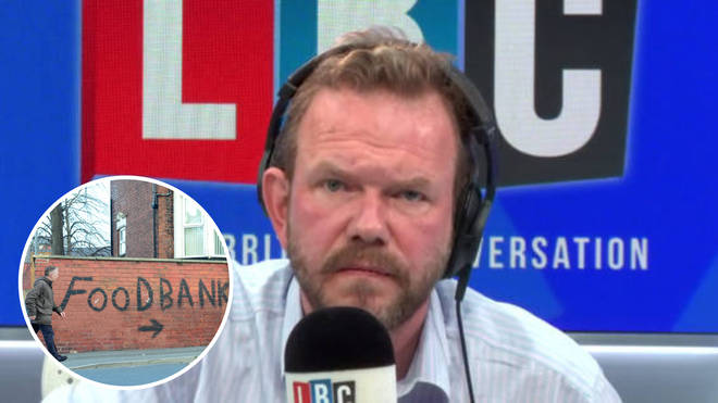 Right-wing politicians and media are "conditioning" Britons to be embarrassed by poverty, according to James O'Brien. 
