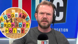 James O'Brien speaks to tearful widow who can only afford to eat one meal per day