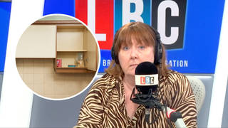Distraught LBC caller eats one meal a WEEK amid food poverty crisis