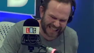 James O'Brien ended up laughing at Pete's attempt to give an example