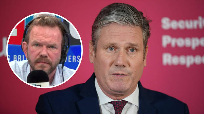 James O&squot;Brien used his LBC show to hit out at "pom-pom waving client journalists" over their coverage of Keir Starmer&squot;s alleged Durham lockdown breach. 