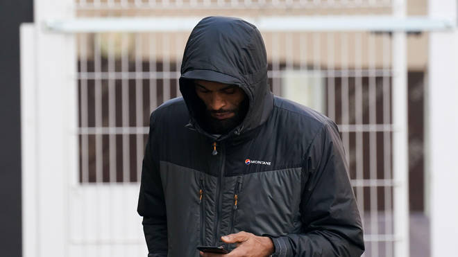 Kurtis Dilks, outside Nottingham Crown Court, where he is accused of being a member of a gang of violent robbers, who took part in a series of high profile burglaries