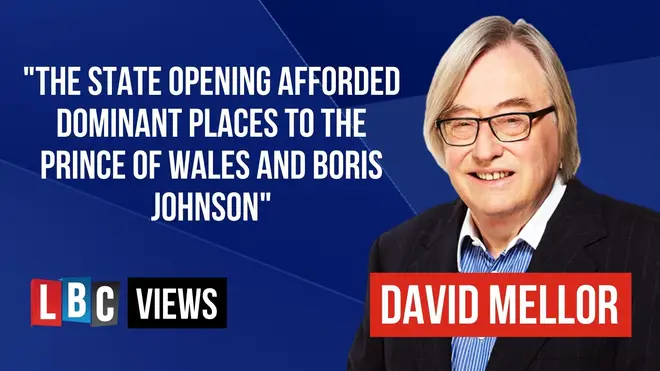 The State Opening afforded dominant places to the Prince of Wales and Boris Johnson, David Mellor writes