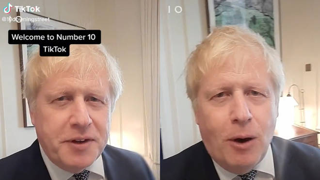 Boris Johnson appeared in the first video from 10downingstreet on Tuesday 10 May