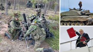 LBC's Charlotte Lynch spoke to troops in Finland