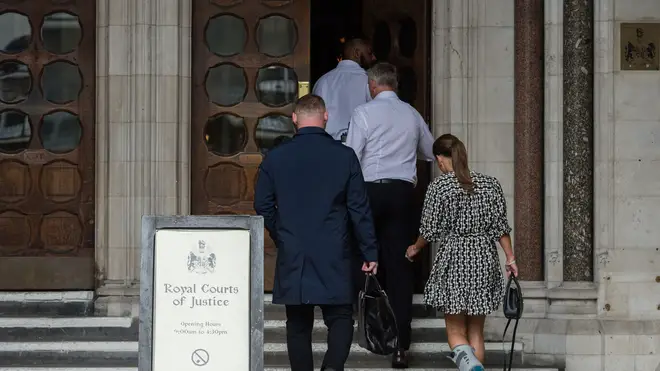 Wayne Rooney accompanied his wife to court