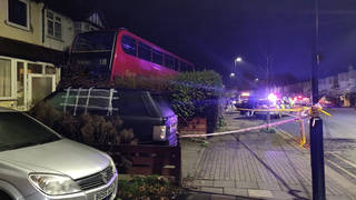 The crash took place in Streatham Vale on Boxing Day