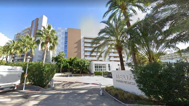 A British tourist has died after falling from the seventh floor of a hotel in Magaluf