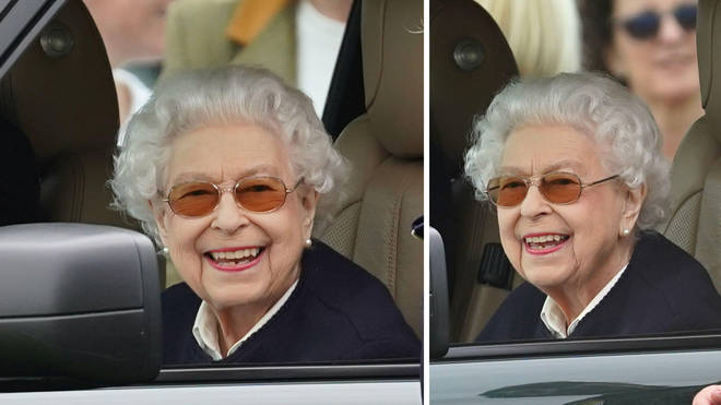 The Queen has arrived at the Royal Windsor Horse Show
