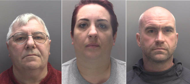 Vicki Bevan, Paul Rafferty and Tony Hutton have all been jailed.