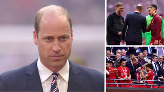 Prince William attended the FA Cup final at Wembley.