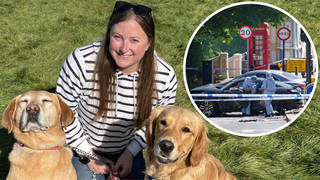 Olivia Riley from Suffolk had been walking her three golden retrievers at the time of the incident