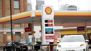 Shell fuel service station