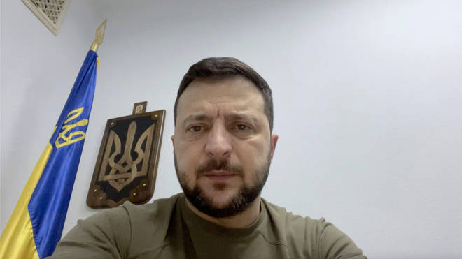 Volodymyr Zelensky said the decision was taken to evacuate them to rebel held areas to save the troops' lives