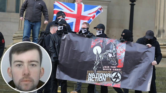 Alex Davies, 27, was today convicted by a jury for being a member of National Action (NA) after it was banned in the UK.