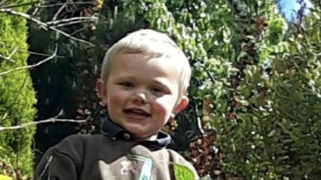 This is the first picture of three-year-old Daniel John Twigg who was killed in a dog attack in Rochdale on Sunday.
