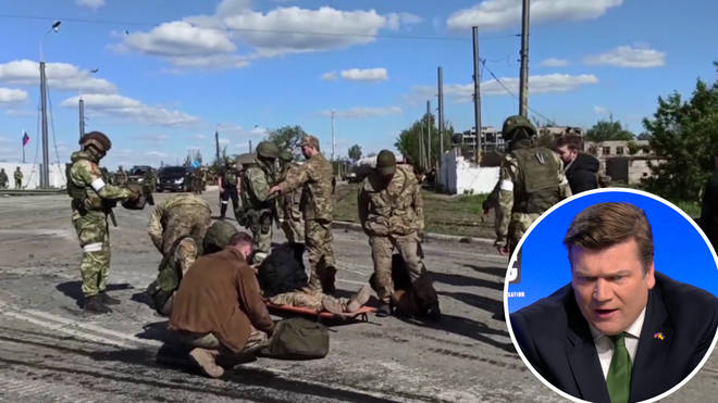 Armed Forces Minister James Heappey has told LBC's Tonight with Andrew Marr he fears Russia may execute Ukrainian fighters.