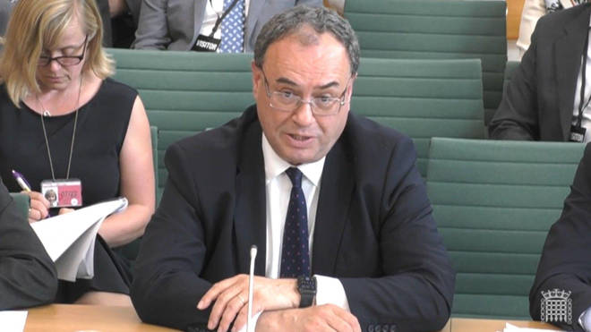 The Governor of the Bank of England Andrew Bailey (pictured) has warned that households could witness an "apocalyptic" shock from rampant food inflation.