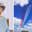 The flypast will mark 70 years on the throne for the Queen.