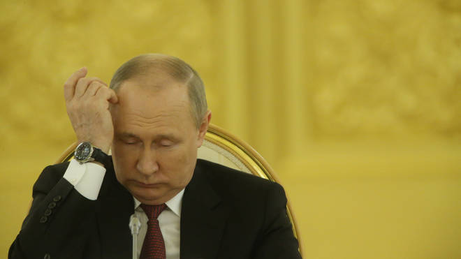 Putin has reportedly been suffering from a mysterious illness for some time