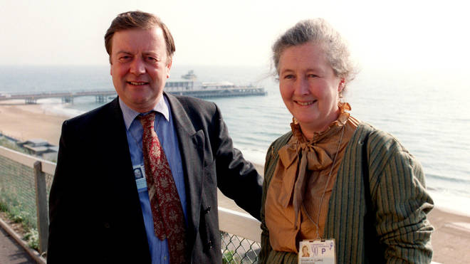 Ken Clarke and his wife Gillian in 1990.