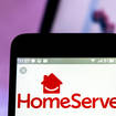 HomeServe logo on an app