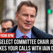 Jeremy Hunt takes your calls | Watch live from 8pm