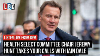 Jeremy Hunt takes your calls | Watch live from 8pm
