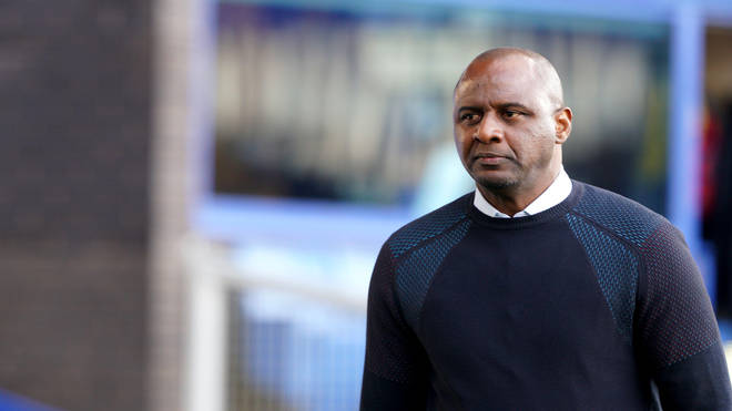 Vieira kicked out at a fan as his Crystal Palace side fell to defeat
