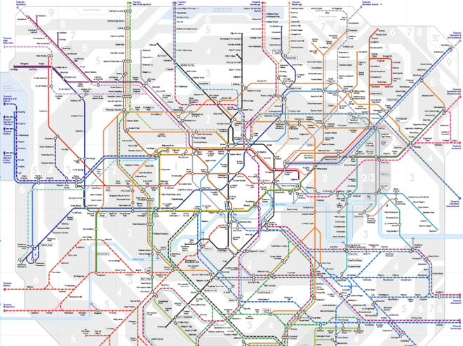 The new Tube map has been unveiled