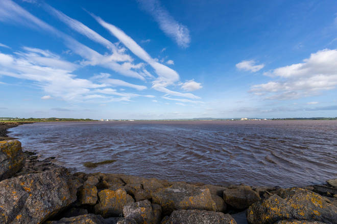 Human remains were found in the River Severn (file image)