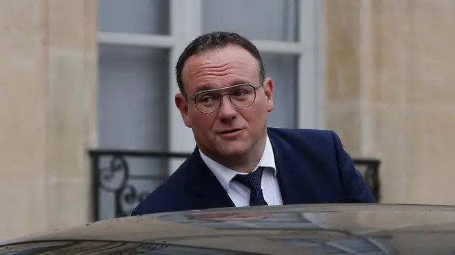 New French minister of solidarity Damien Abad