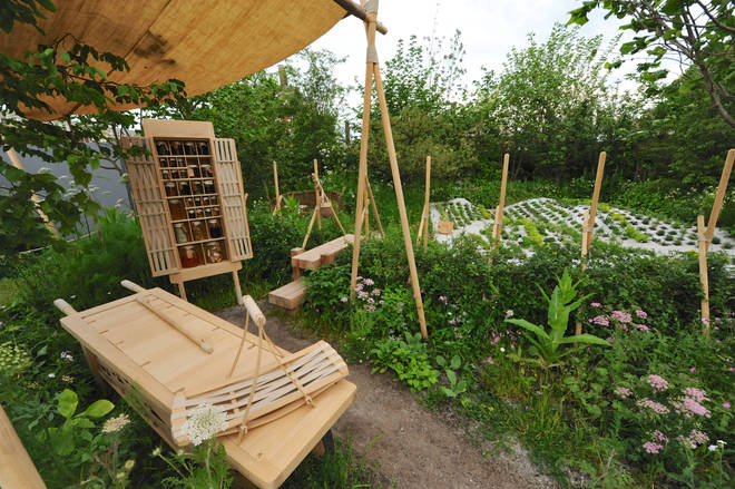 Alder Hey Urban Foraging Station Garden: A landscape that weaves together young and old, green and urban, play and learning, and Alder Hey Children’s Hospital with its community. It aims to inspire children to lead active, healthy lives.