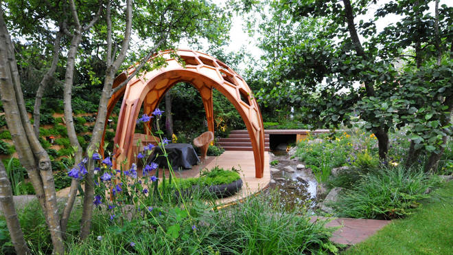 Meta Garden: Growing the Future: Designed to emphasise the inseparable connection between plants and fungi within woodland ecosystems, this garden is inspired by the complex mycelium networks that connect and support woodland life.