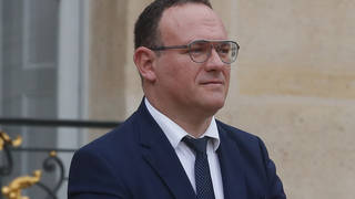 New French minister of solidarity Damien Abad