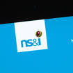 The NS&I logo on a tablet